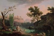 Claude Joseph Vernet Landscape in Italy Spain oil painting artist